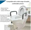 Factory discount PP Home Elevated toilet booster seat riser with handrails toilet seat cushion 5