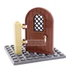 Marumine 30044 Window 1x2x2 2/3 With Rounded Top Pane Lattice 30046 10PCS MOC Bricks Parts Building Blocks Assembles Particles 6