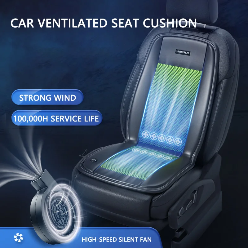 UniversalCarVentilationCushionSummerCoolingCushion10SilentFans