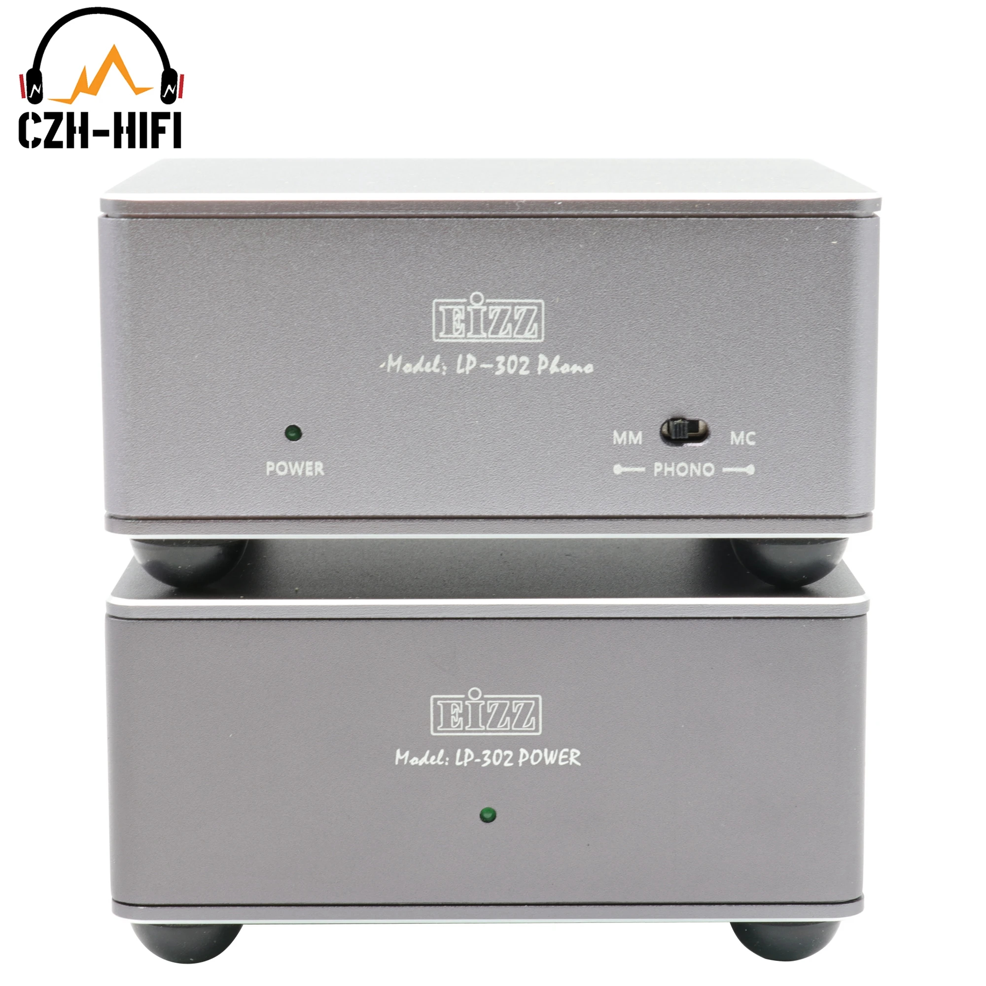 EIZZ 하이엔드 LP 턴테이블 레코드 플레이어 포노 비닐 HIFI 앰프 통합 데스크탑 AMP 오디오 DIY, 1 세트