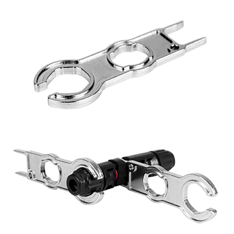 ประแจ Mc4โลหะเชื่อมต่อเครื่องมือประแจหมวกขั้วต่อ PV เครื่องมือประแจพิเศษติดตั้งชุดพลังงานแสงอาทิตย์ DIY 1