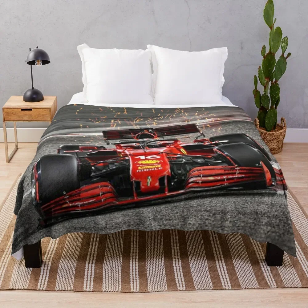 

Charles Leclerc Sparks - F1 16 Throw Blanket christmas decoration Blankets For Bed Thermal Sofas Blankets