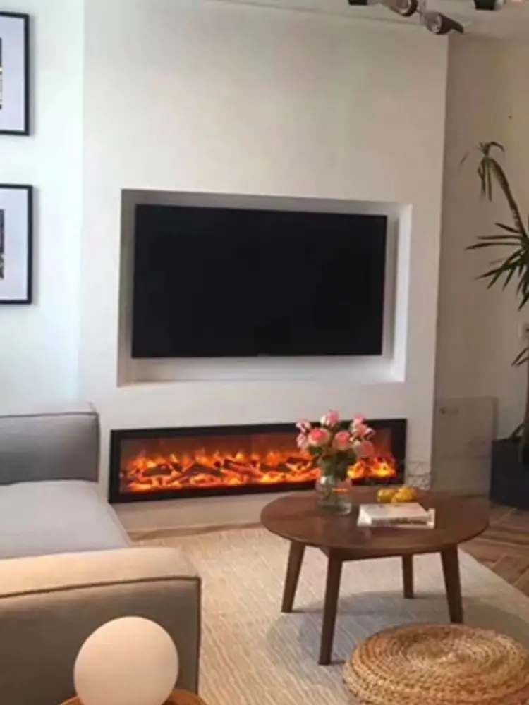 Shipping To Door The 2000mmx400mmx150mm Electric Fireplace with heat function 5