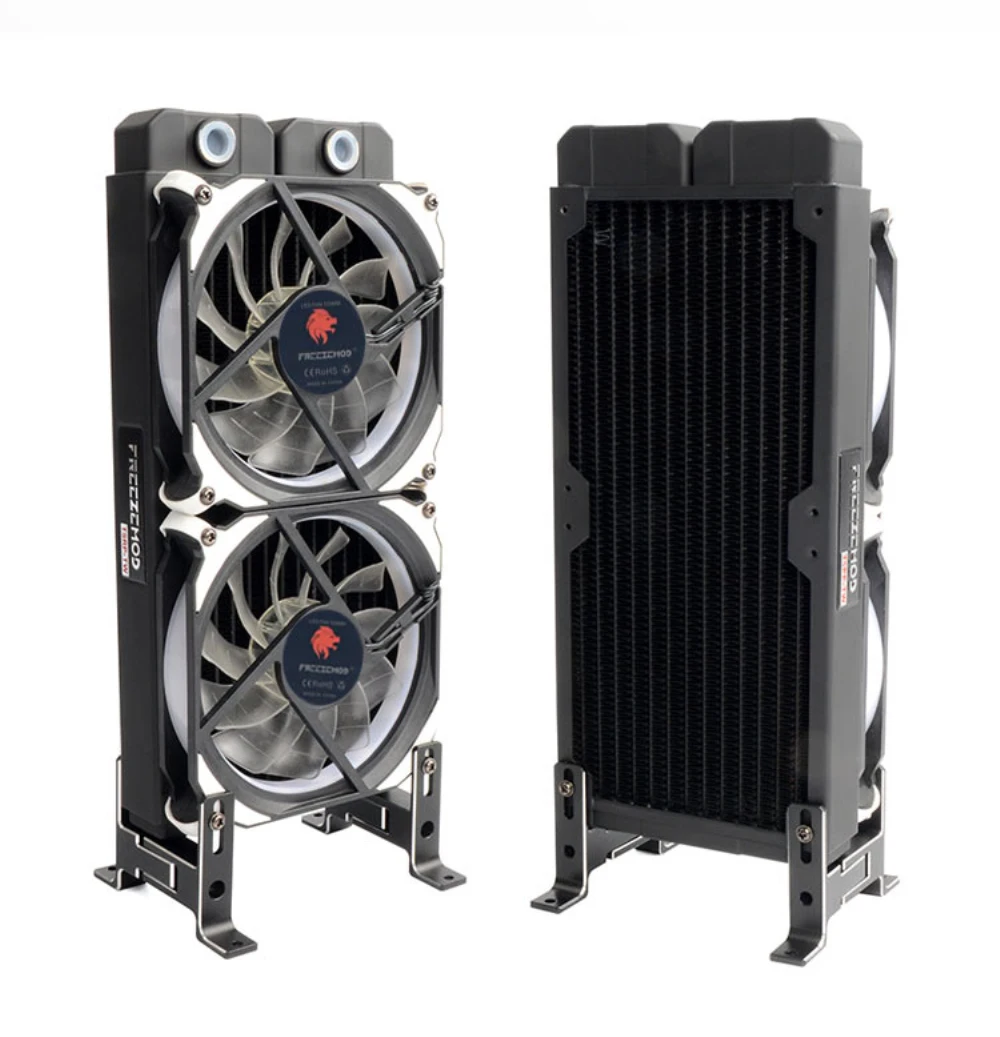 Zemod-water Cooling Radiator Bracket All Aluminum Alloy Desktop Montagem Frame Usinagem Cnc Universal Pj-lszj - Imagem 6