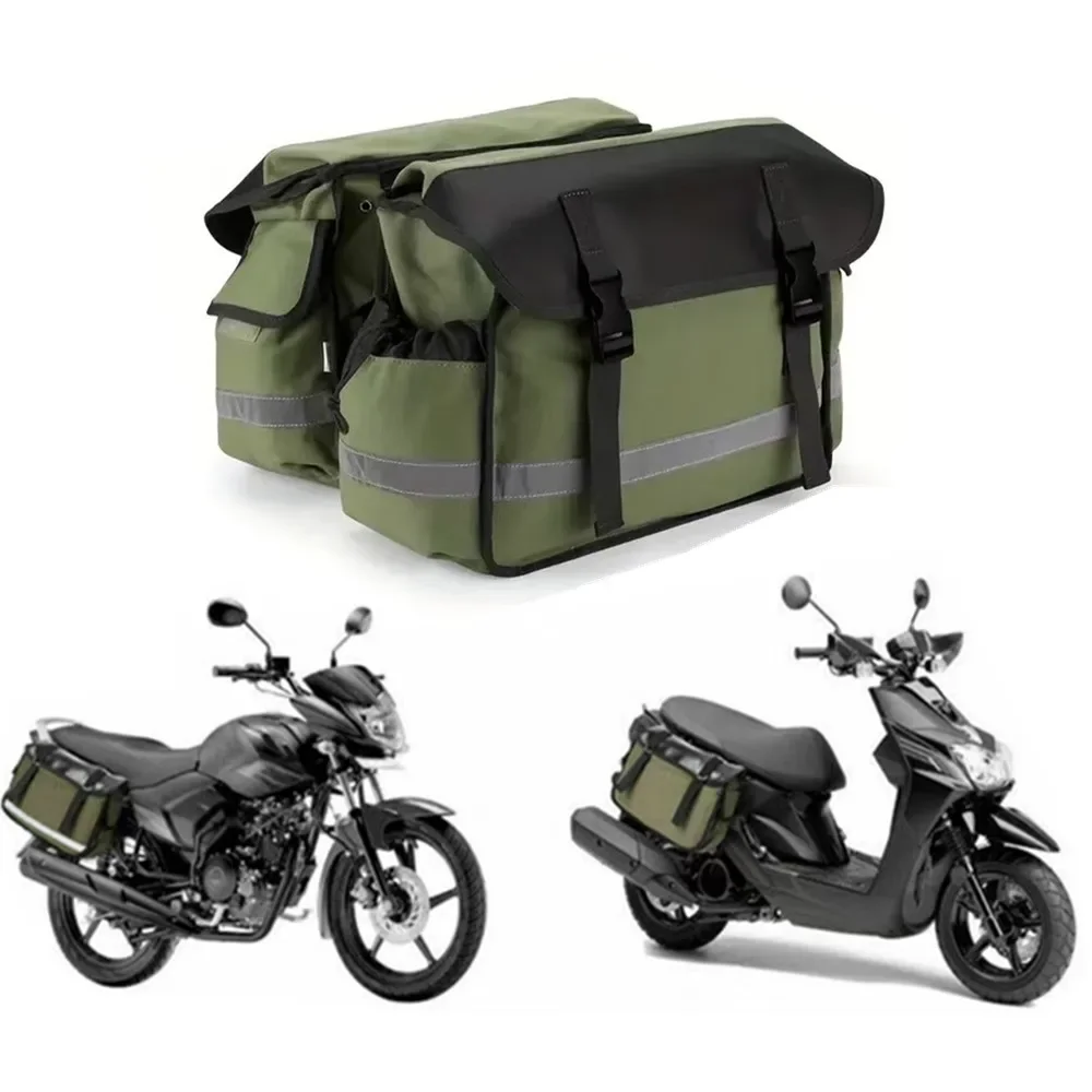 Durable Off-Road and Outdoor Travel Motorcycle Saddle Bags with Detachable Feature