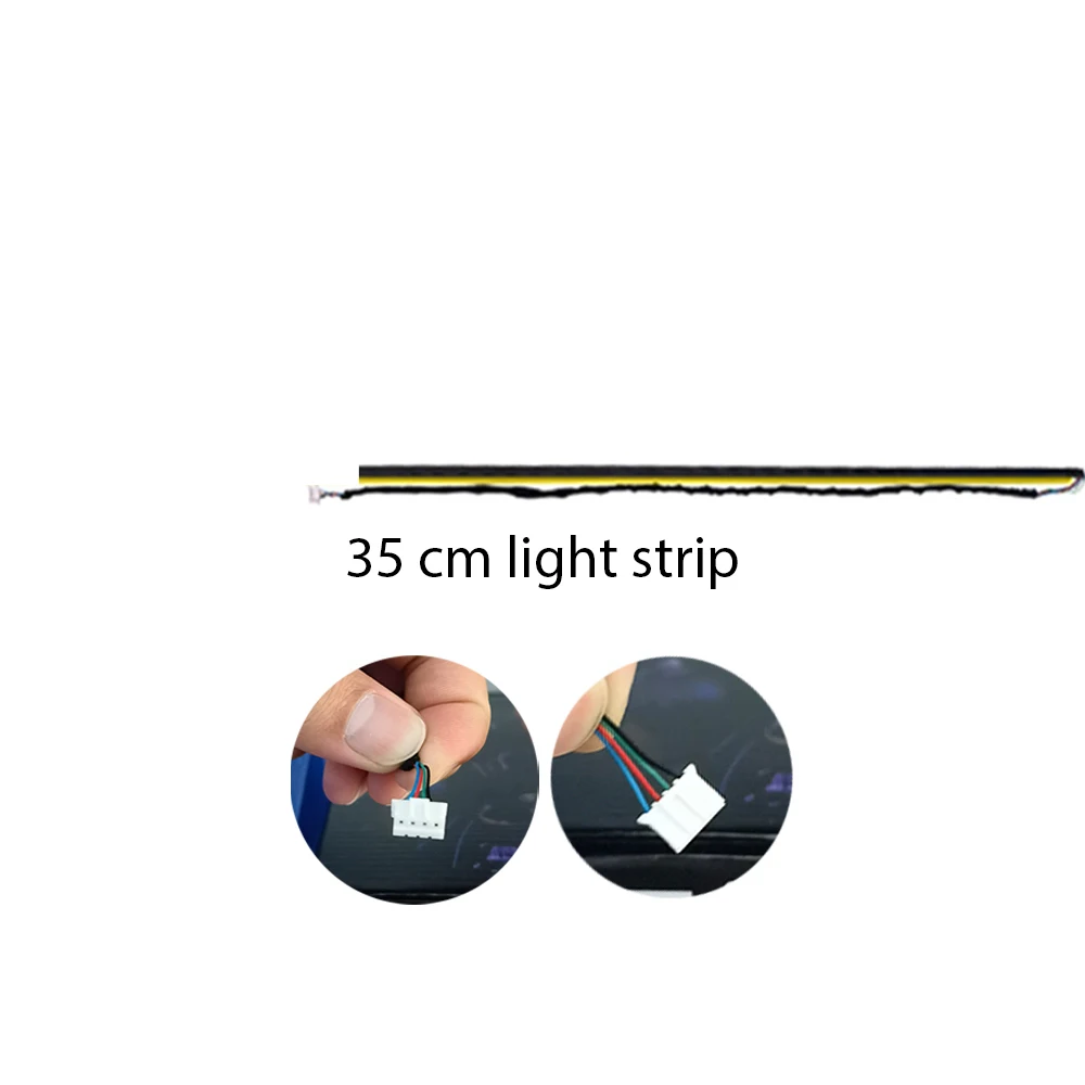 ตัวเลือกสินค้า อะคริลิค RGB 64 สี ปรับแต่งได้ 4 สาย 4 หมุด