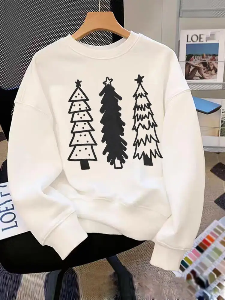 

Watercolor Sweet 90s Style Clothing Women Christmas Holiday New Year Pullovers O-neck Fashion Female Graphic Sweatshirts