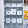 Rectangular Smal Medium Large Lunch Box Plastic Refrigerator Fruit Crisper Microwaveable Bento Box Food Storage Box 5