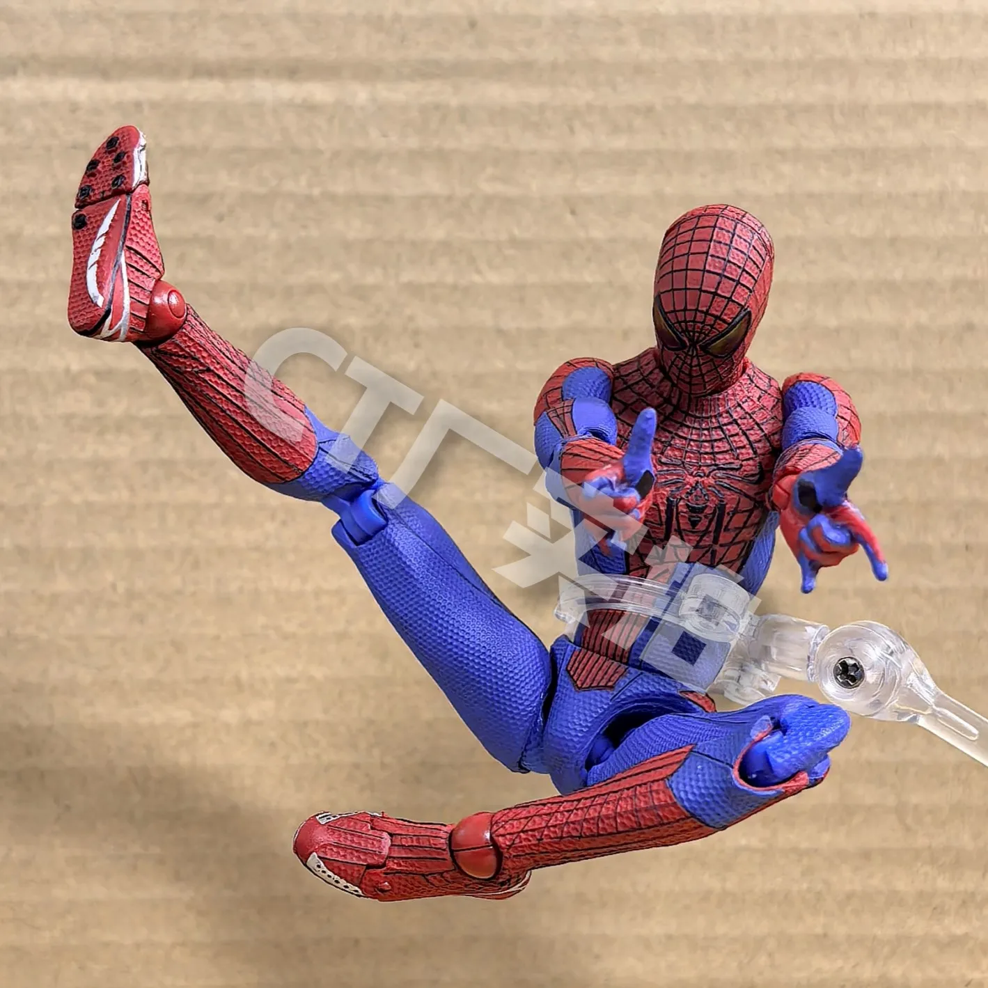 In Stock Ct Toys Spiderman Mafex 001 Peter Parker Andrew Garfield The Amazing Spider-Man Shf Anime Action Figure Model Toys