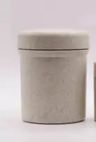 Récipients cosmétiques biodégradables de blé multicolore, pot de crème de paille de blé Recyclable avec bouchon à vis 50g 100g 150g 250g, vente en gros 6