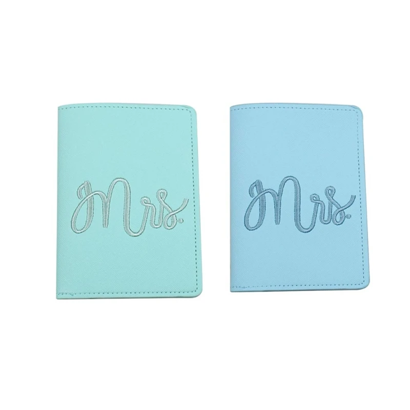 Portable MRS Bride Married Wedding Passport Cover Holder for Case Card Travel Protector E74B