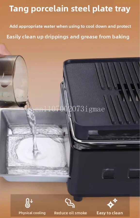 휴대용 가스 그릴 캠핑 바베큐 스토브 야외 그릴 가정용 바베큐 꼬치