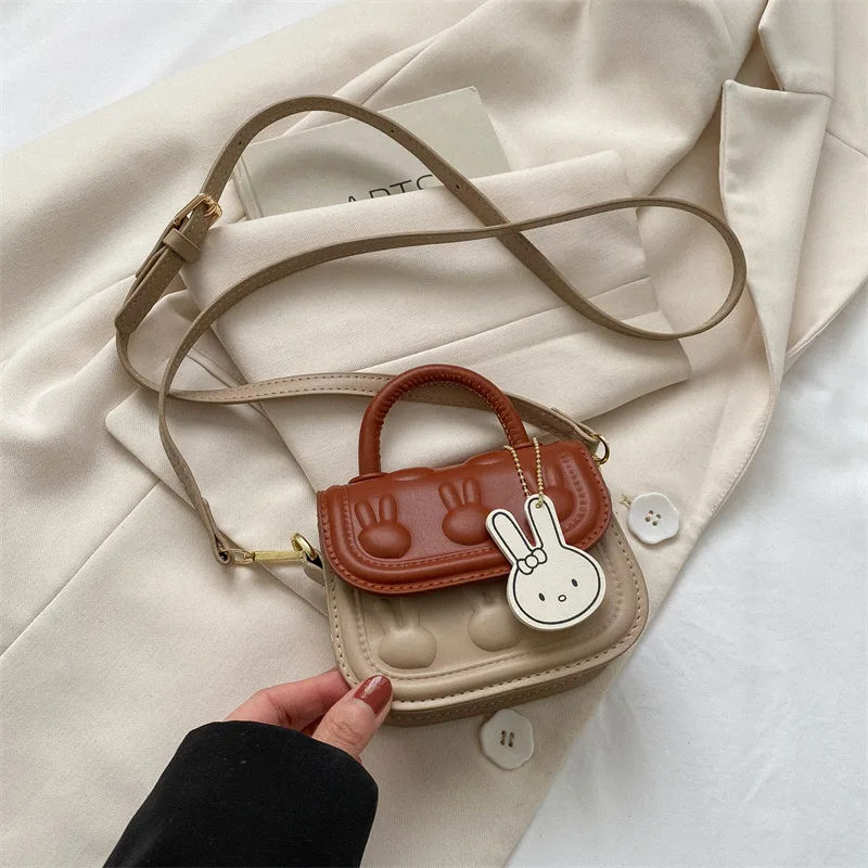 Pinkio Bunny Ear Shoulder Bag - Cute Mini Crossbody Purse For Little Girls