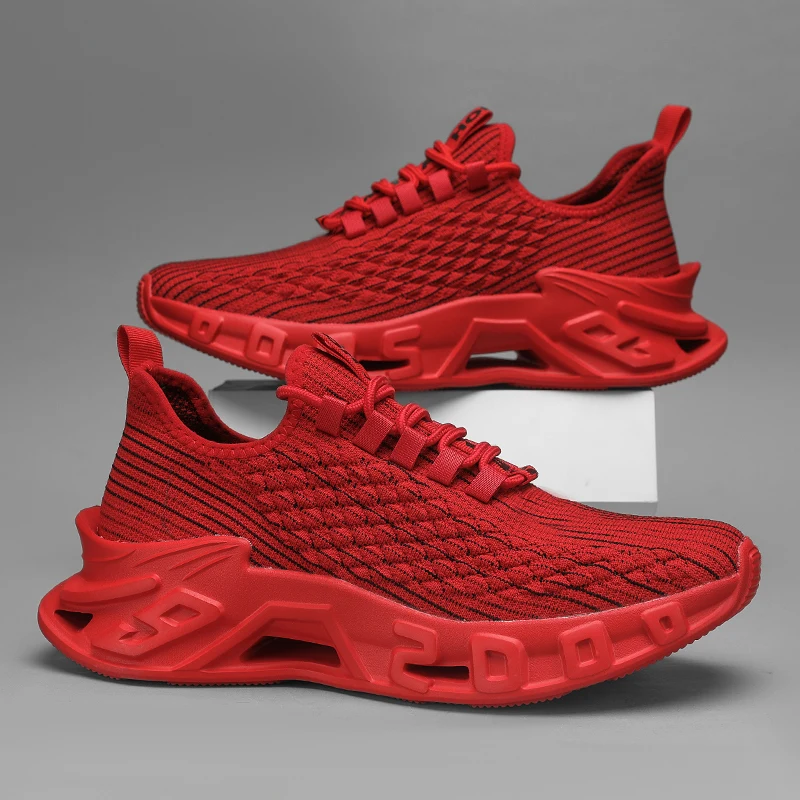 Men's Casual Sports Shoes, Lightweight and Breathable Fabric, Low-Top Lace-Up Shoes, Eva Soles, Comfortable Running, Training and Fitness Studio Shoes, All Year Round