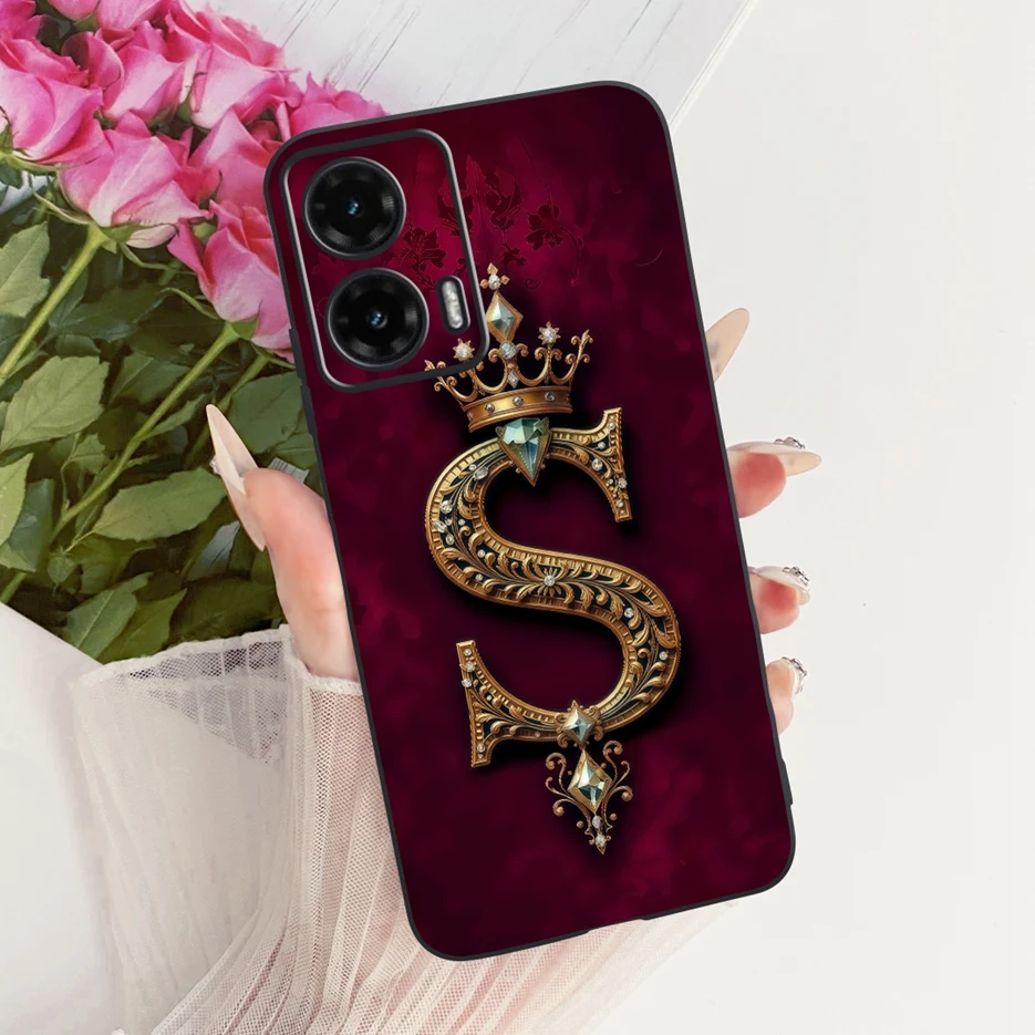 Cute Letters Soft TPU Phone Case
