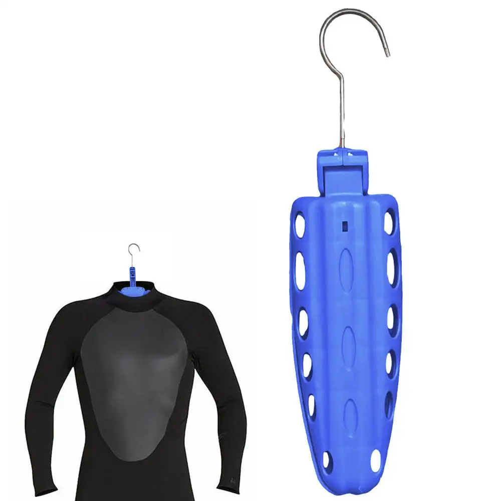 Foldable Wetsuit Hanger Diving Surf Quick Dry Wetsuit Jumpsuit Folding Hanger Fast Dry Folding Vented Hanger 