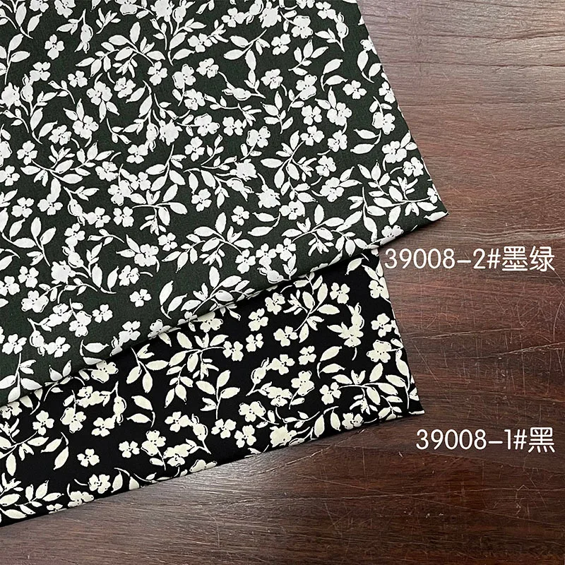 

Skin-Friendly Pendant Elegant Floral Printed 45 Artificial Cotton Fabric Spring and Summer Han Chinese Clothing Cheongsam Clothi