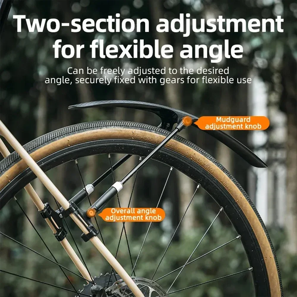 Universal Road Cycling Bicycle Mudguard Easy Install PP Fender-Front & Rear Protector Accessory for Bicycles