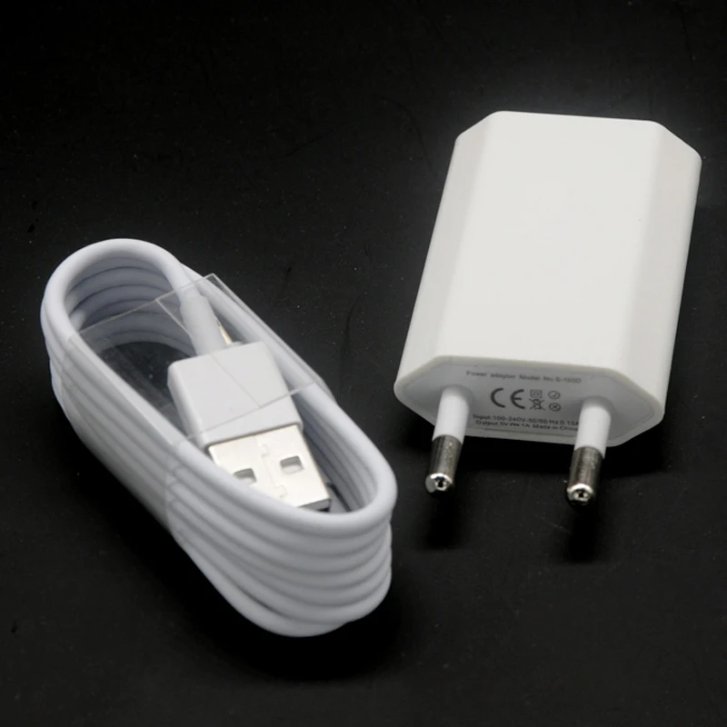USB-кабель для быстрой зарядки с европейской вилкой зарядное устройство USB iPhone 6 6S 7