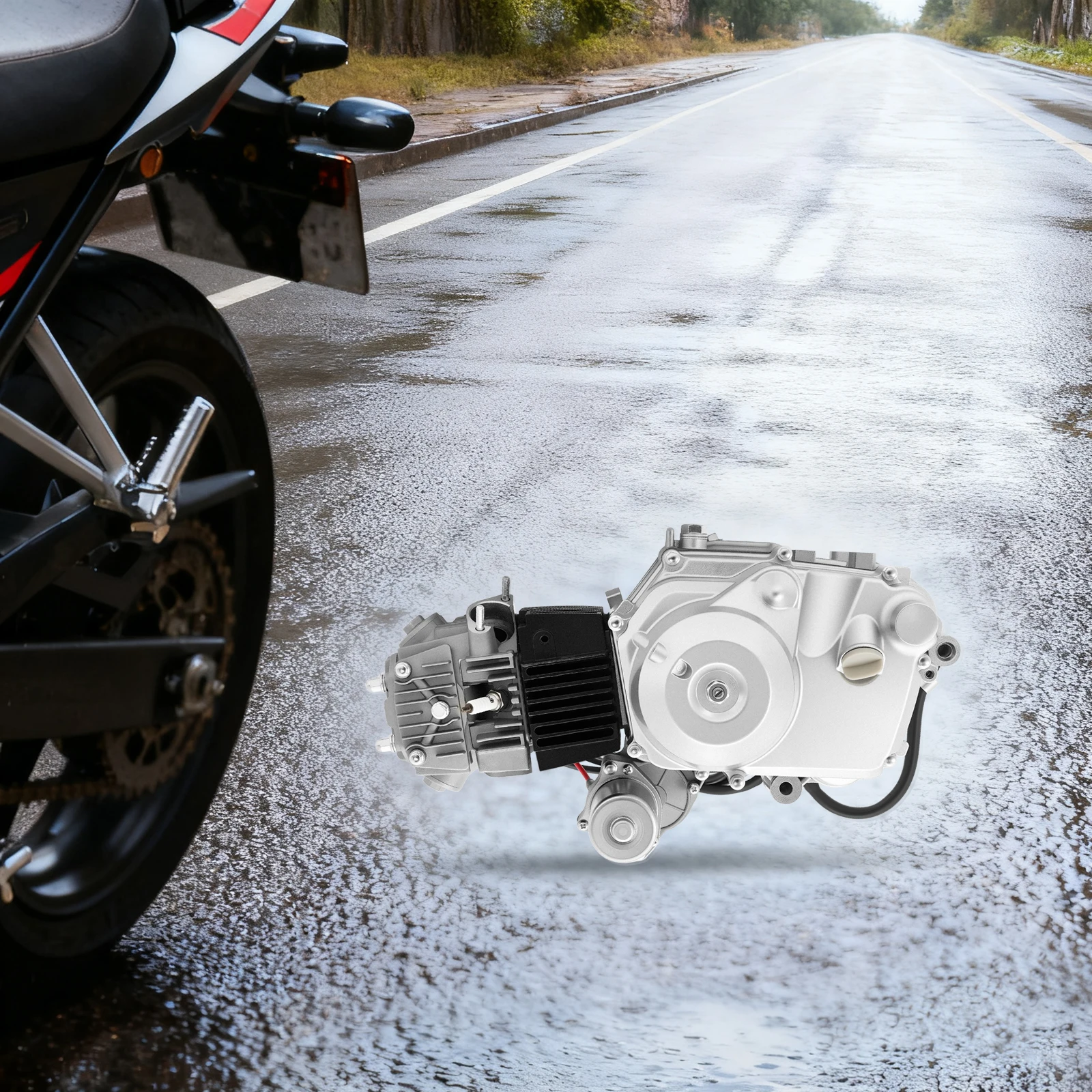 125CC Rasenmäher 4-Takt-Motor für ATVs 125cc 4-Takt-Motor Motorsatz für Atomik Pitpro TDR Hummer Orion Xmoto – Detail 1