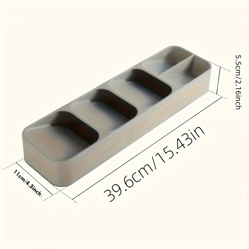Multifunctional Knife Fork Compartment Storage Box Cutlery Spoon Box Fork Divider Organizer Kitchen Drawer Storage Tray