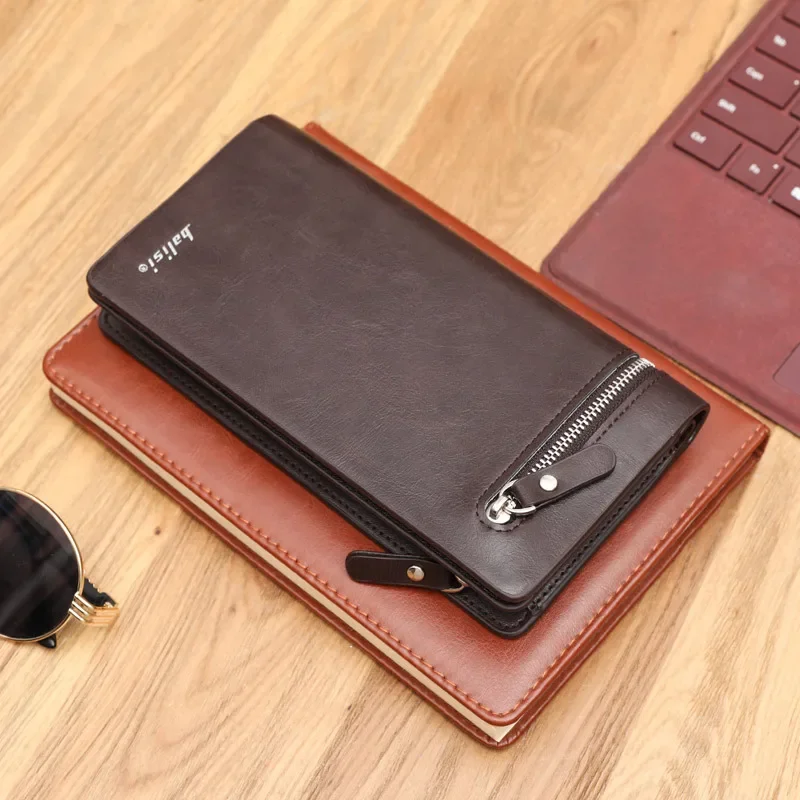 

High-end Fashion Wallet Men's Long Zipper Multi-card Leisure Money Card One Simple Large Capacity Handbag