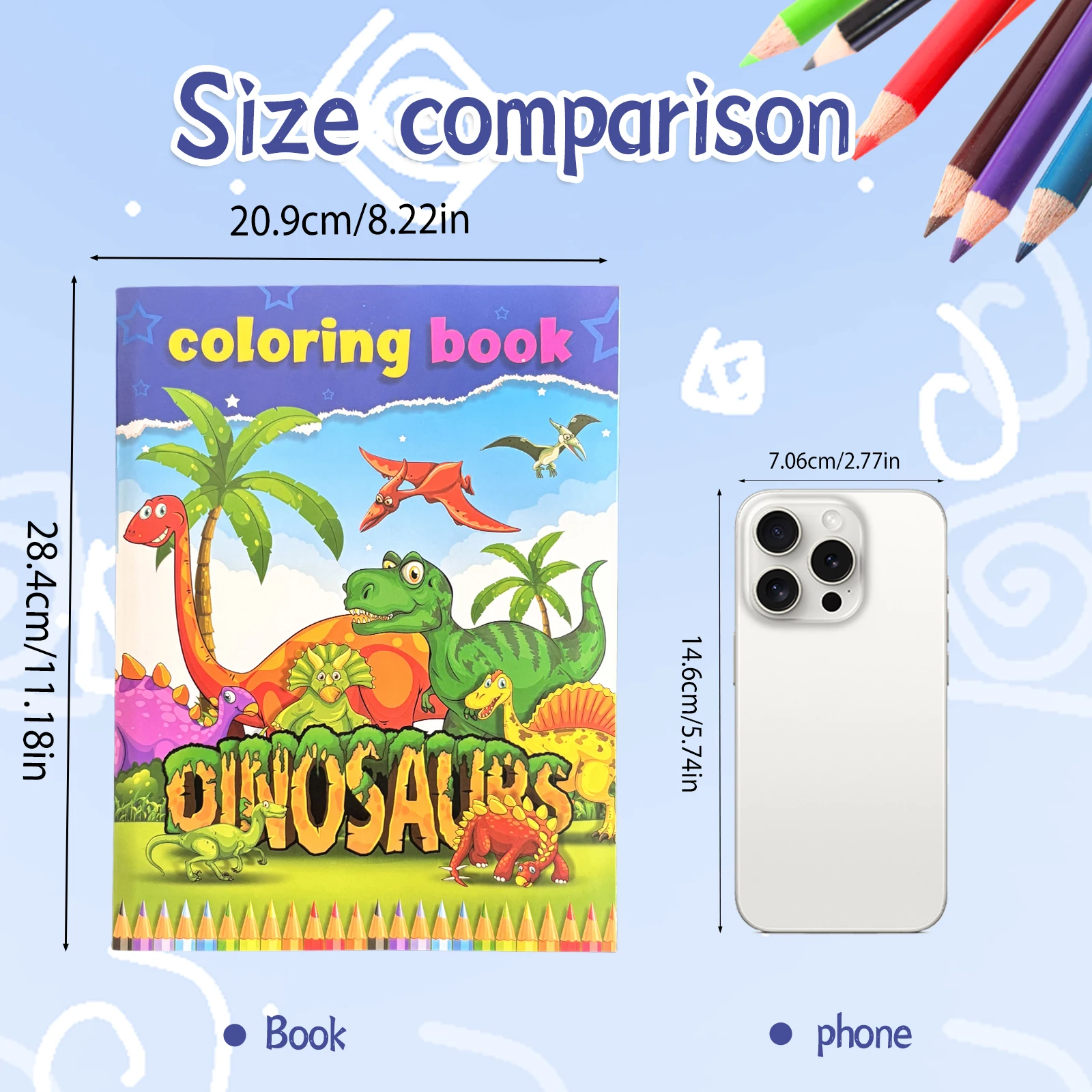Children's Drawing Book Coloring Drawing Book Color Filling Graffiti Picture Book Painting Educational Toy Gift Concentration 2