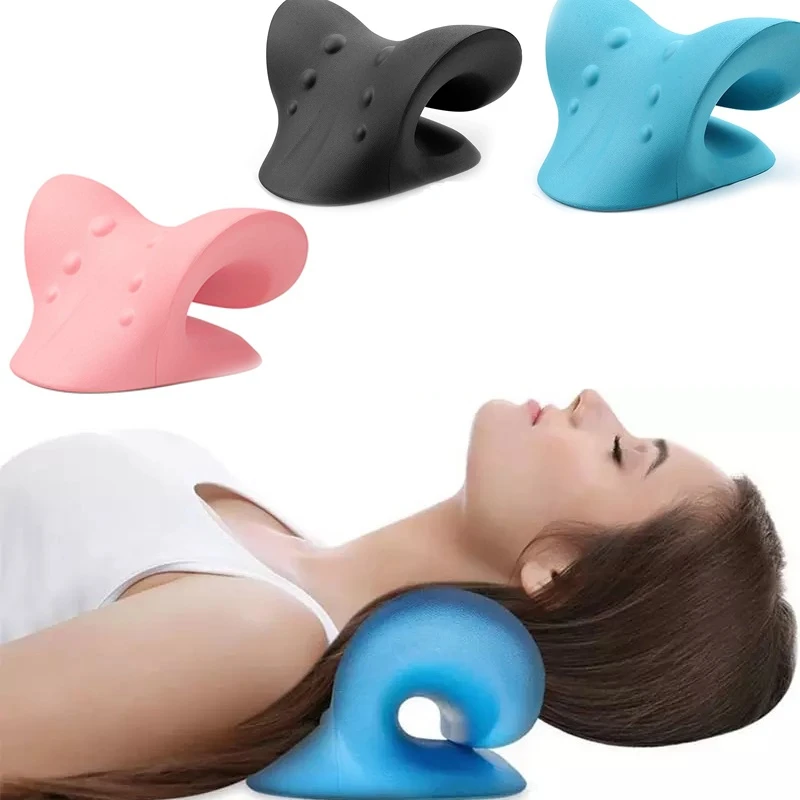 Pillow Neck Shoulder Stretcher Relaxer Cervical Chiropractic Traction