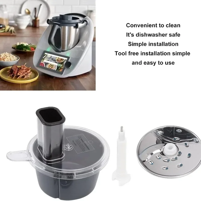 Kitchen Mixcover Vegetable Fruit Cheese Cutter Grater Portable Peeler for Thermomix Tm5 Tm6 Accessories Food Cover