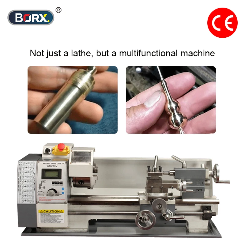 

CJ0618 700W Metal Lathe 7x14Inches Precision Tool Mini lathe Variable Speed 2500RPM Mini Metal Lathe stepless gearbox 220V 50Hz