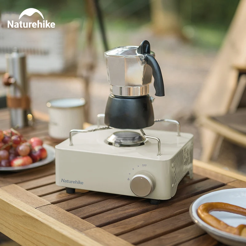 Camping gas stove camping stove gas stove gas burner Naturehike Camping Gas Stove 2000W High Firepower Portable Cassette Stove Kitchen Picnic Electric Gas Burner Camp Tent