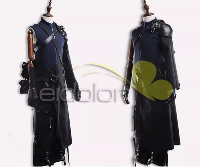 Final Fantasy FF7 Remake Cloud Strife Cosplay Kostüm Outfit Pauldrons Halloween Erwachsene Kostüme für Frauen/Männer Anpassen 14 Final Fantasy FF7 Remake Cloud Strife Cosplay Kostüm Outfit Pauldrons Halloween Erwachsene Kostüme für Frauen/Männer Anpassen 3