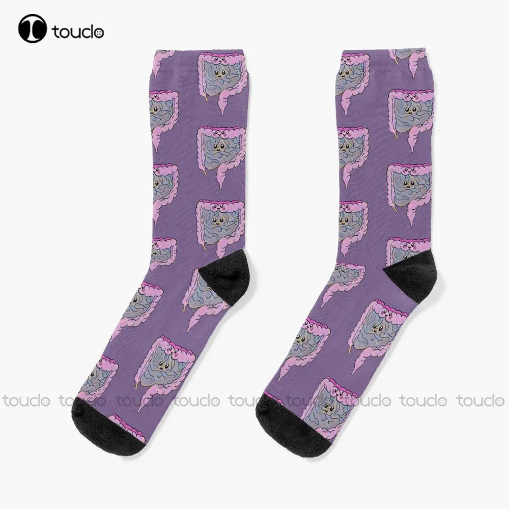 

Cute Intestines Socks Graphic Socks Personalized Custom Unisex Adult Teen Youth Socks Street Skateboard Socks Custom Gift Funny