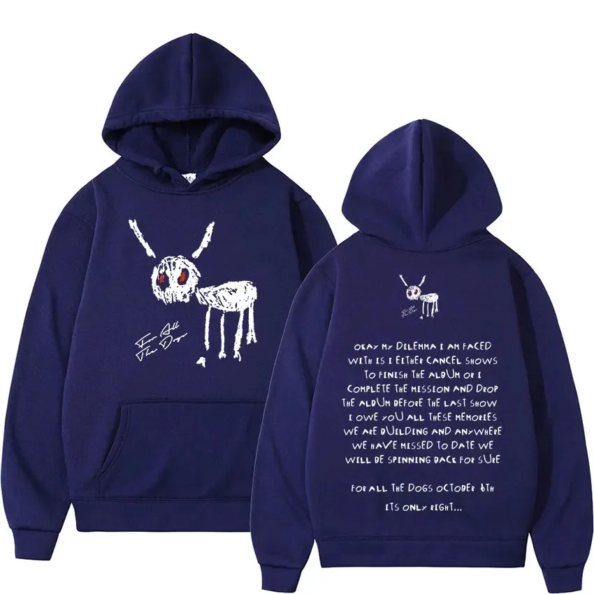 thumbnail image 1 of Sudadera con capucha de rapero Drake for All The Dogs para hombre y mujer, suéter Unisex con letras estampadas, estilo Hip Hop Y2K, novedad, 1 of 5