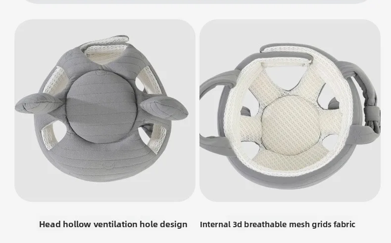 Baby-Lauflernschutz 360° Kopfschutz und Anti-Sturz-Mütze Kinder-Antikollisions-Atmungsaktive Erste-Lauf-Kopfschutzpolsterung – Detail 8