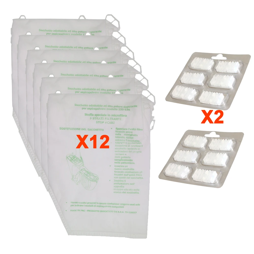 Freshener + Dust Bags for Vorwerk VK135 VK136 FP135 FP136 Kobold135 Kobold136 VK369 Vacuum Cleaner Accessories Dust Bag vacuum cleaner replacement dust bags dust collector bags fit for vorwerk vk135 vk136 vacuum cleaner dust bags new dropship