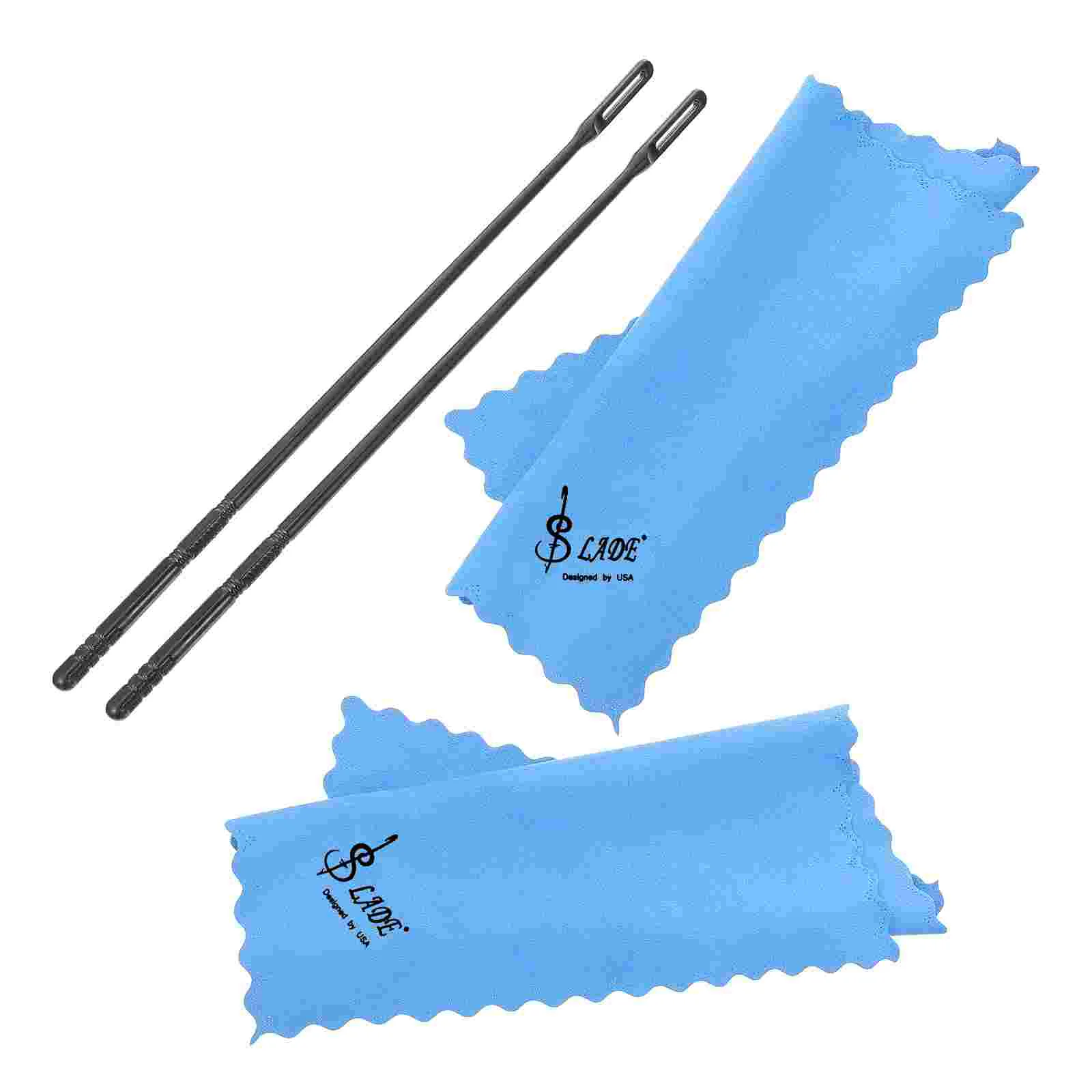 

Flute Cleaning Rod Cloth Combination Set Practical Cleaner Wind Instrument Cleaning Probe Rod Accessories Kit Dropship