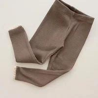 Newborn Baby Pant 0-3Years Girls Elastic Waist Patchwork Legging Botton Cotton Long Trousers Toddler Kids Autumn Tighs Clothes 1