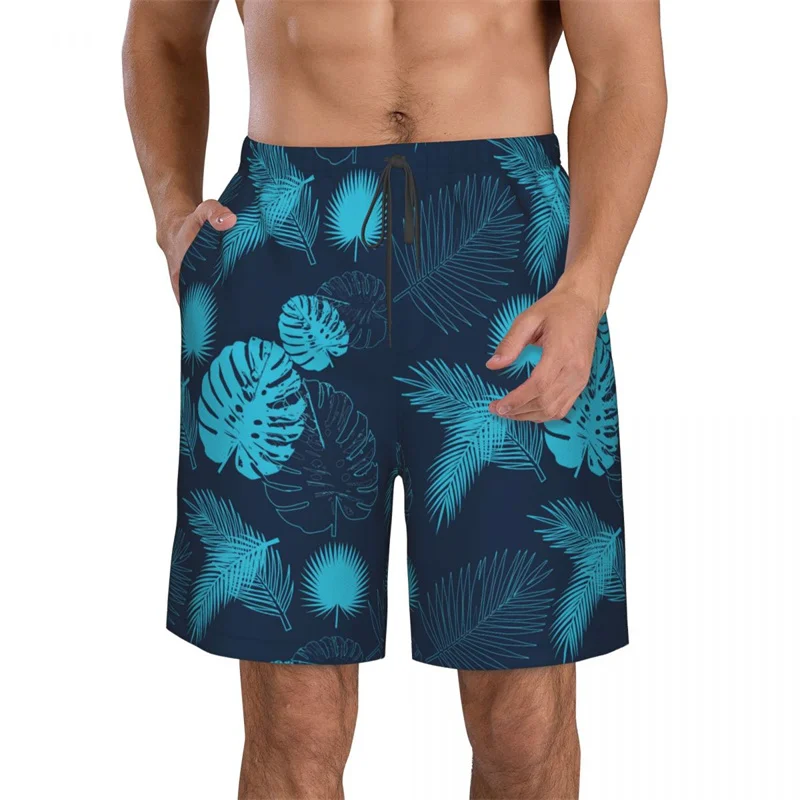 Cartoon 3D Printed Plants Mushroom Beach Shorts Men Summer Surf Board Shorts Swimsuit Cool Street Ice Short Pants Swim Trunks 4