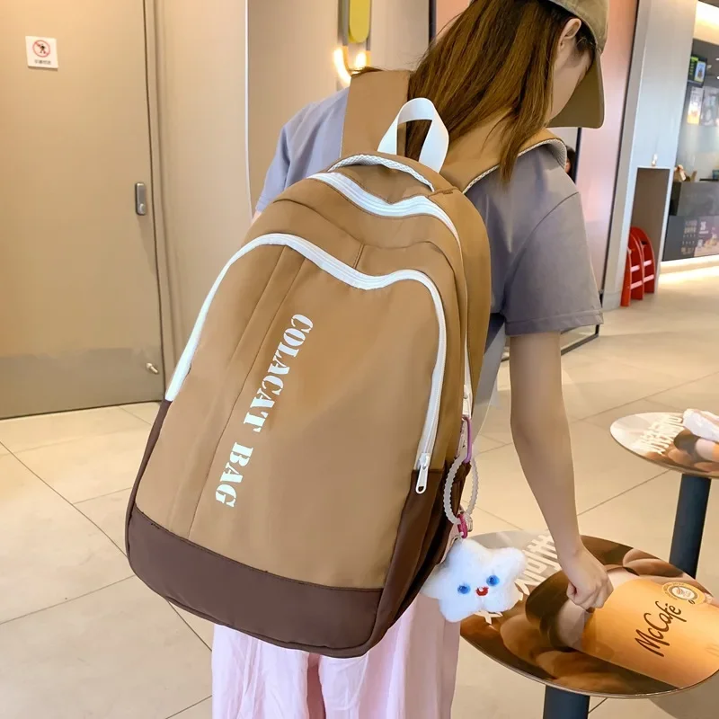 Cute Bags for Girls Backpacks for High School Popular Pink Blue Black Color Girls Sports Cartoon Backpack for Travel
