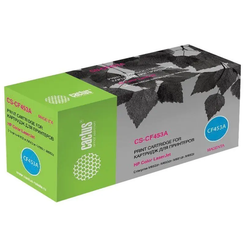 Картридж лазерный CACTUS (CS-CF453A) для HP Color LJ M652dn/M653dn/M681dh пурпурный ресурс 10500 стр CS-CF4 |
