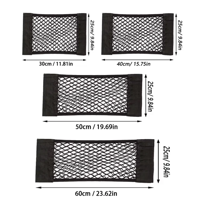 Car Back Rear Trunk Seat Elastic String Net Magic Sticker Organizer For Seat Ibiza 6l 6J Leon Mk3 mk2 5F 2 Cupra Alhambra Ateca