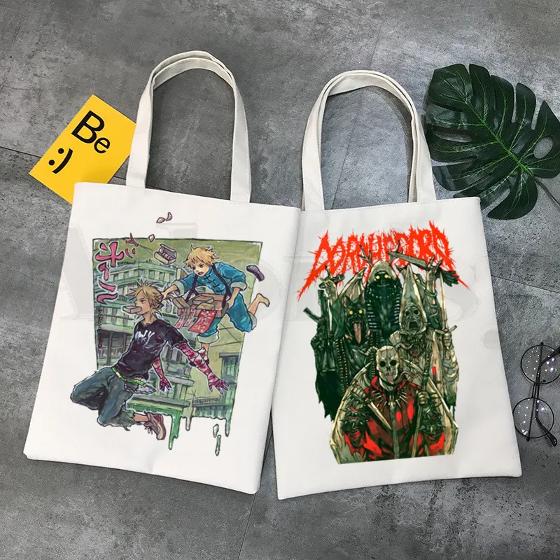 

Dorohedoro Hero Horror Japanese Anime Manga Handbags Shoulder Bags Casual Shopping Girls Handbag Women Elegant Canvas Bag