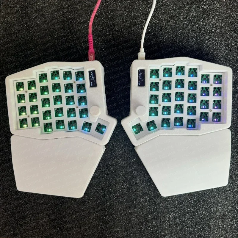 Sofle V2 分割メカニカルキーボードとレストカスタム有線 Rgb Qmk VIA