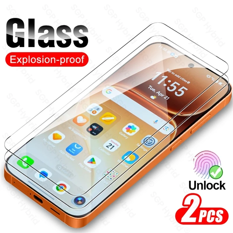 Premium Tempered Glass Screen Protector - 2 Pack, 9H Hardness, Full Coverage