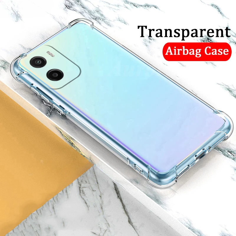 Air-Bag Soft Silicone Clear Shockproof Phone Case Cover