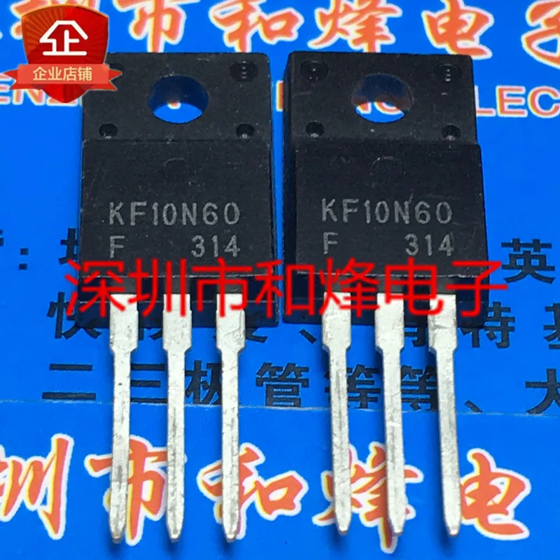 

Оригинальный 6 шт./партия KF10N60 KF10N60F TO-220F 600V 6A