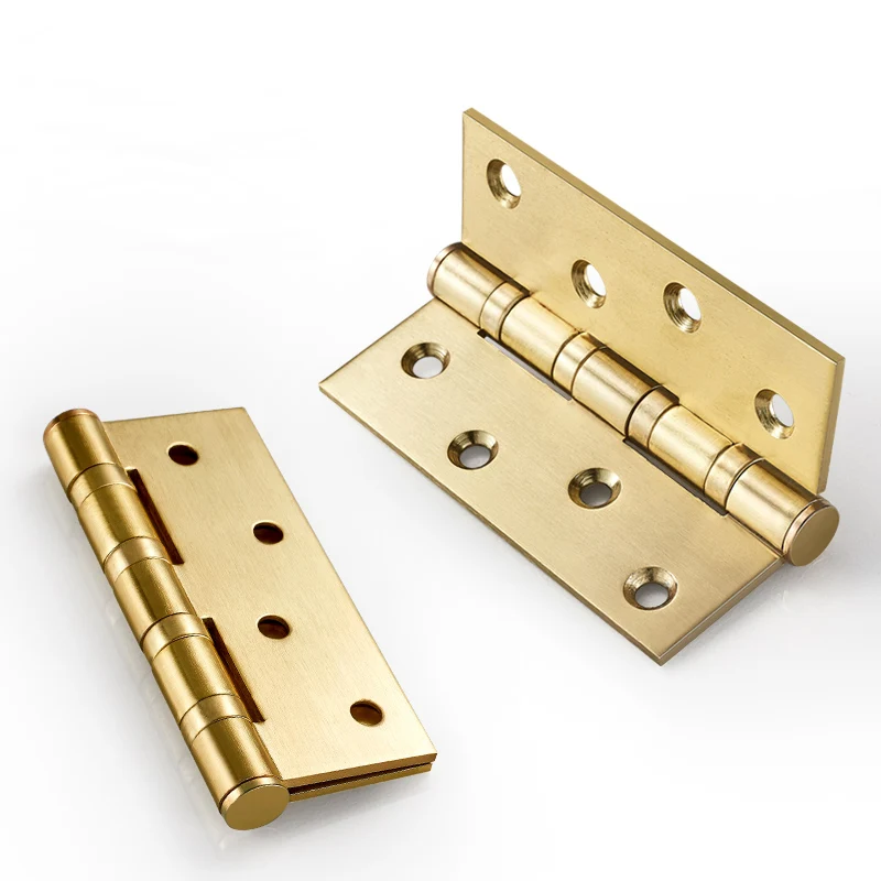 Stainless Steel Mute Hinge Room Door 4 Inch Bearings Hinges 3mm Thick Heavy Doors Strong Load Bearing Gemel Furniture Hardware Stainless Steel Hinges Door Hinges