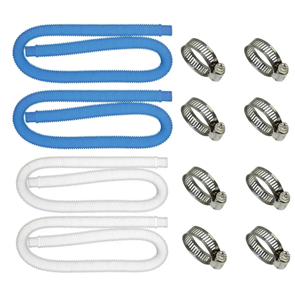 Inflatable Spa Pool Hose Replacement 2 Pcs For 300/330/530/1000 Gallon Pool Pumps