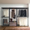 Monica 47" Farmhouse Wood Walk-in Closet Organizer - Rustic Gray Shelf 4
